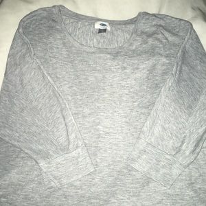 Bat sleeve slouchy top